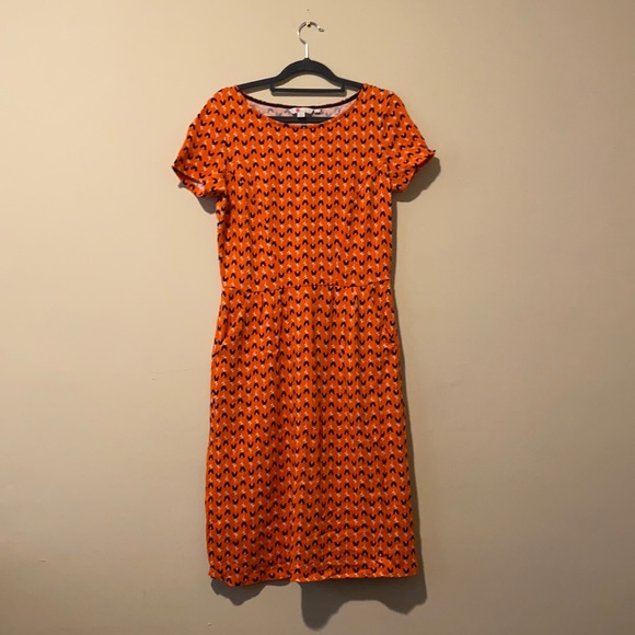 Boden | Orange Phoebe Dress - Picture 1 of 3